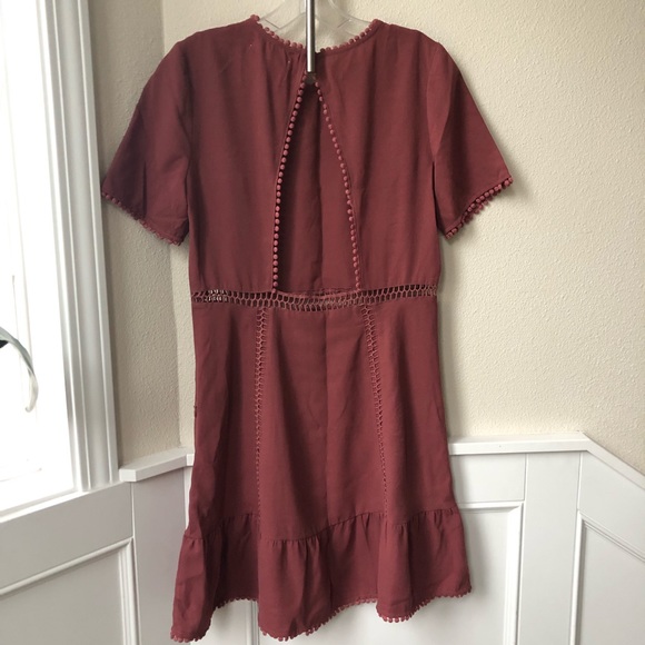 Anthropologie Moon River | Dusty Rose Dress - Picture 9 of 10